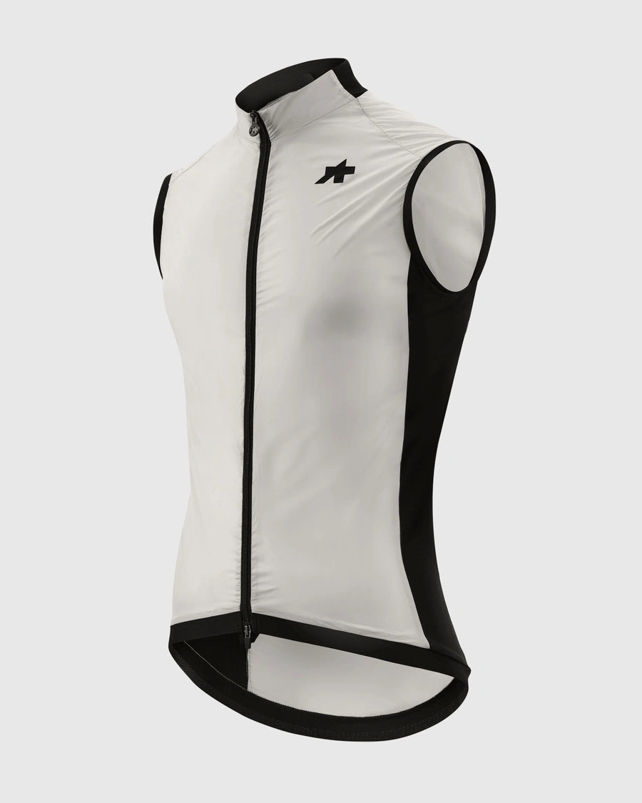 Casaco sem mangas ASSOS MILLE GT WIND S11 Leite de amêndoa