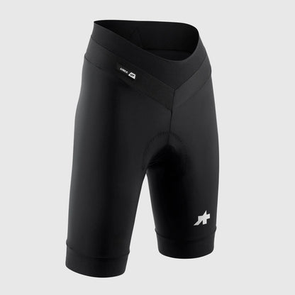 Calções de ciclismo curtos para mulher ASSOS UMA GT HALF S11 SHORT pretos