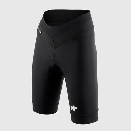 Calções de ciclismo curtos para mulher ASSOS UMA GT HALF S11 SHORT pretos