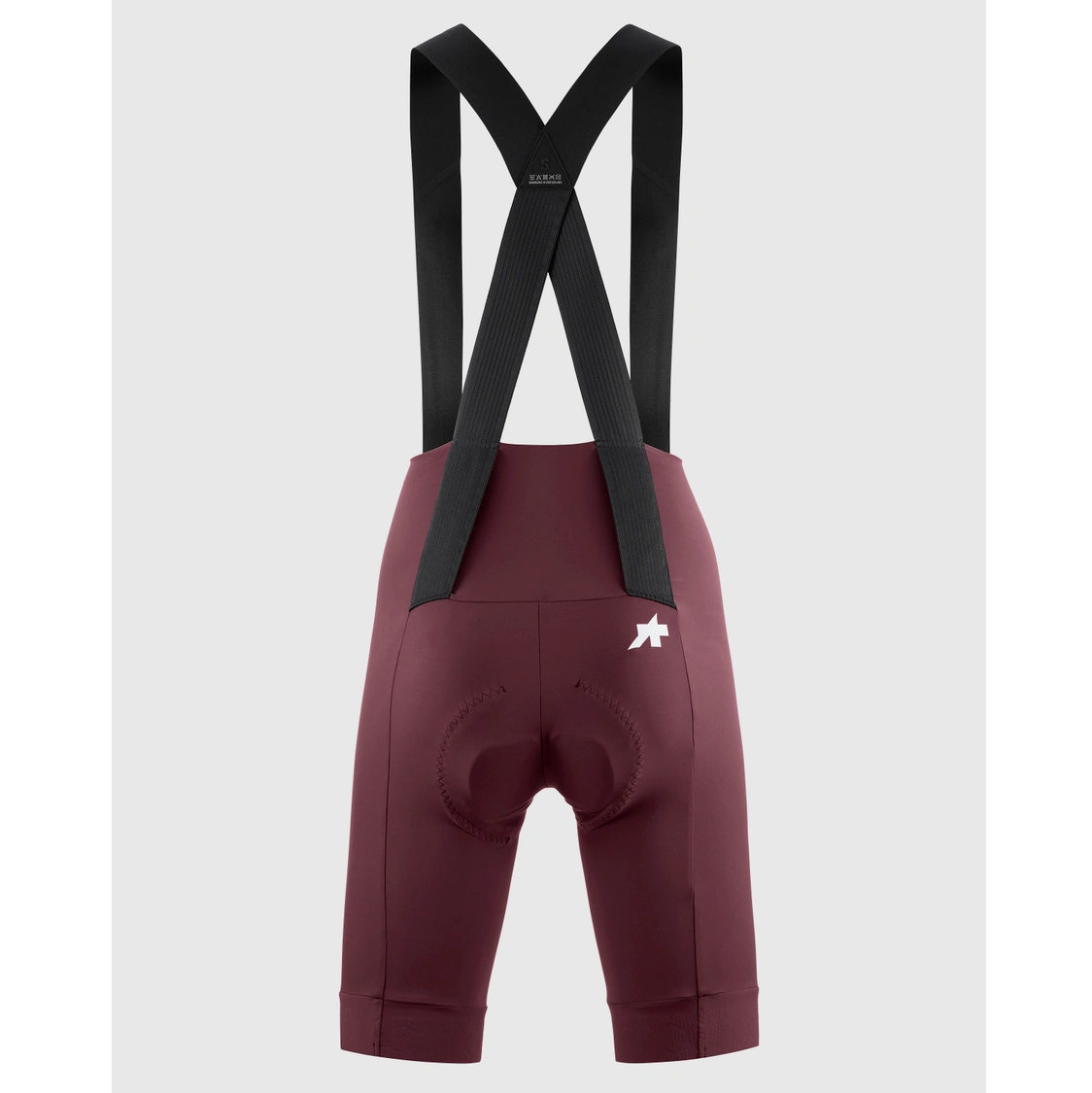 ASSOS UMA GT S11 Bib Tight vermelho borgonha para mulher