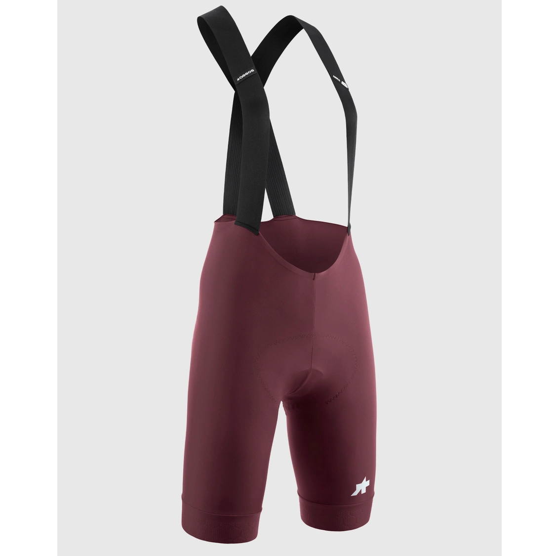 ASSOS UMA GT S11 Bib Tight vermelho borgonha para mulher