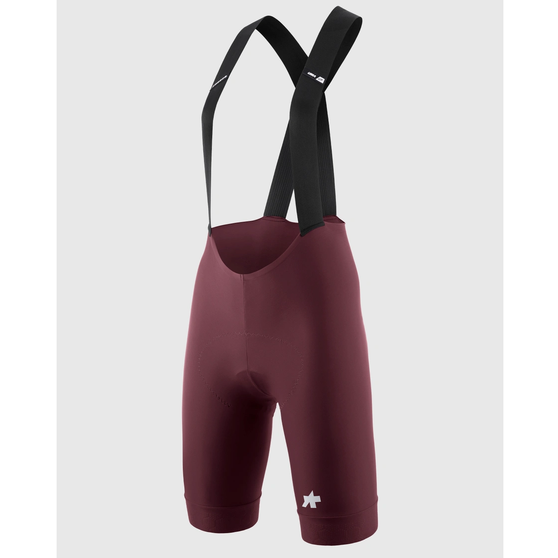 ASSOS UMA GT S11 Bib Tight vermelho borgonha para mulher
