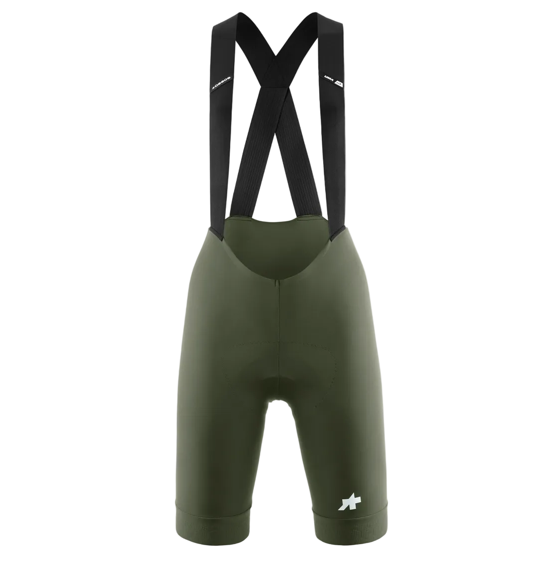 ASSOS UMA GT S11 Bib Tight verde musgo para mulher