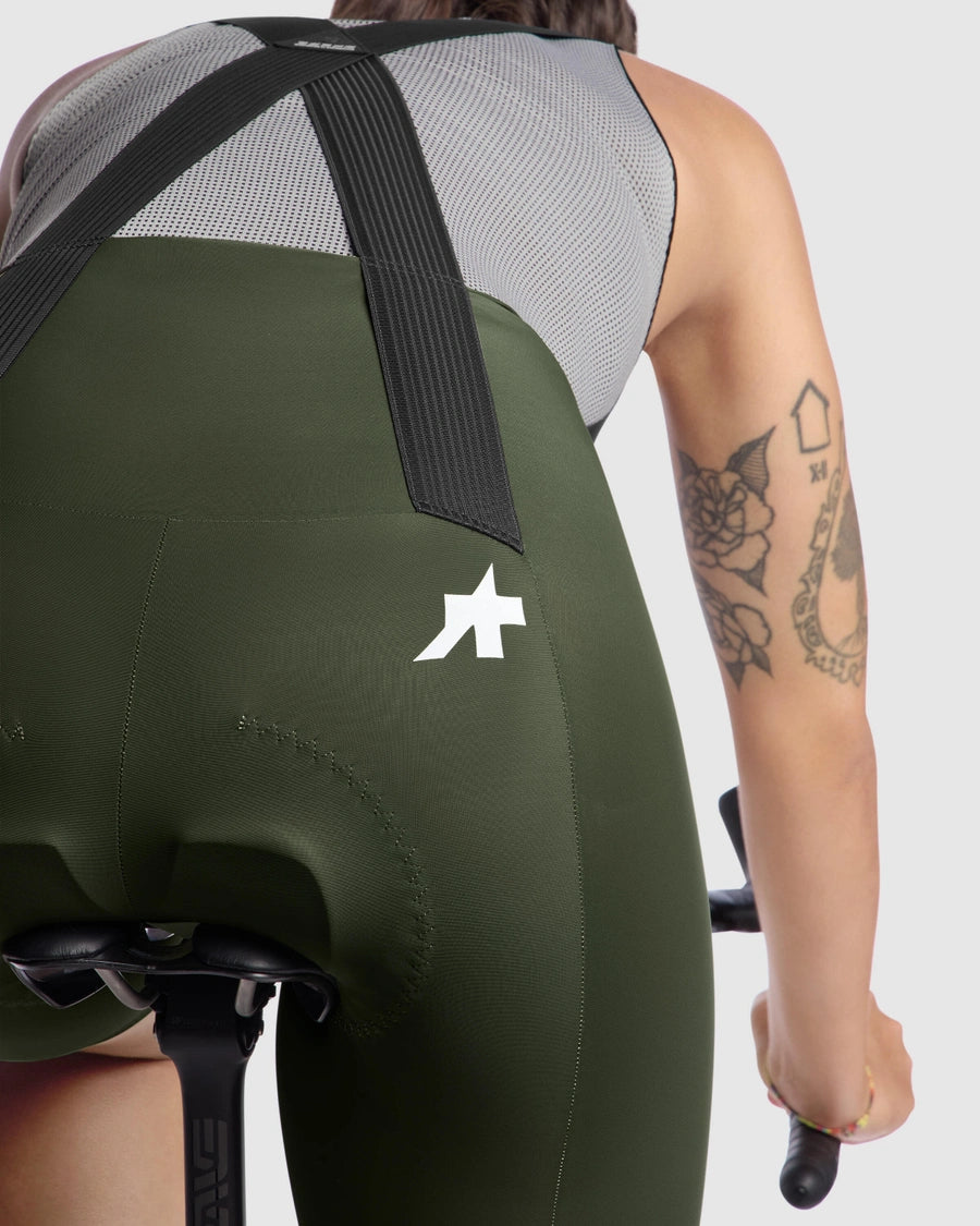 ASSOS UMA GT S11 Bib Tight verde musgo para mulher