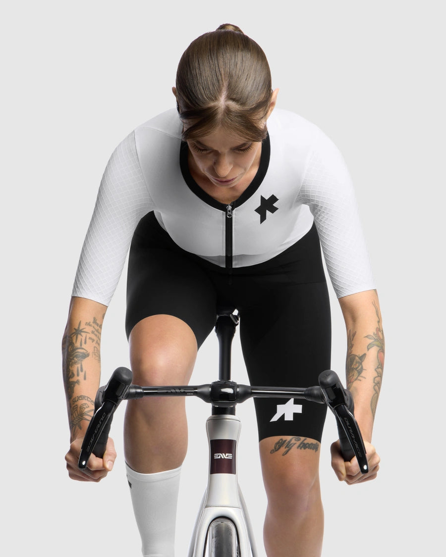 ASSOS DYORA RSV TRIATOR S11 Macacão feminino Branco