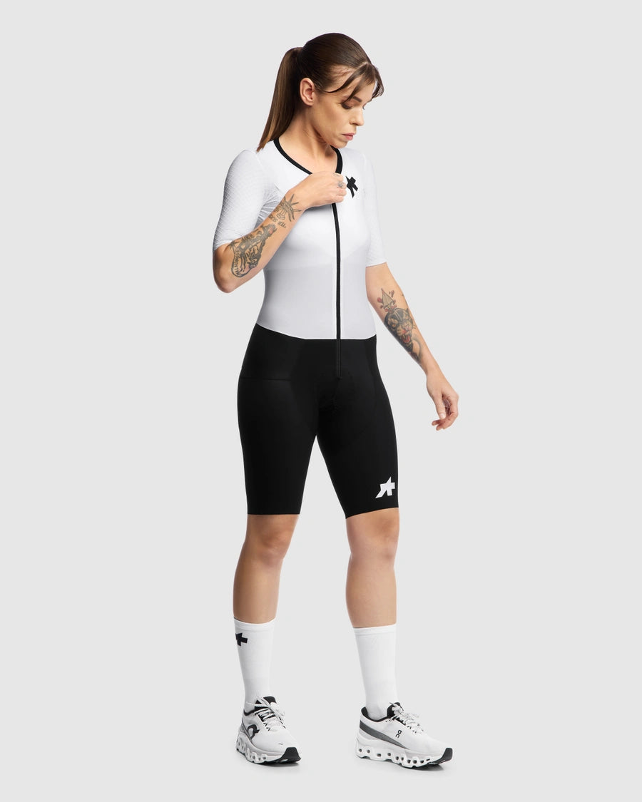 ASSOS DYORA RSV TRIATOR S11 Macacão feminino Branco