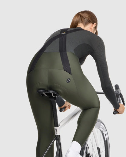 Calção Longo com Alças ASSOS UMA GT SPRING FALL S11 Feminino Verde