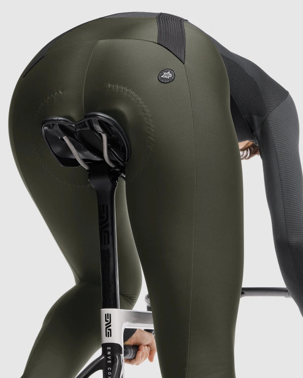 Calção Longo com Alças ASSOS UMA GT SPRING FALL S11 Feminino Verde