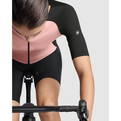 Maillot ASSOS UMA GTV C2 Mangas Curtas Mulher Rosa