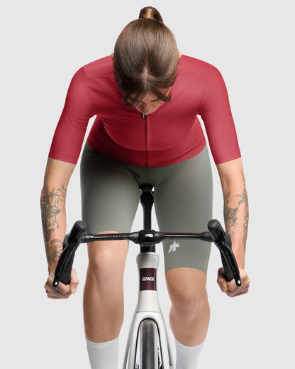 Maillot ASSOS DYORA R S11 Manches Courtes Feminino Berry