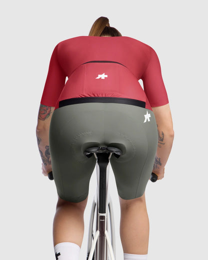 Maillot ASSOS DYORA R S11 Manches Courtes Feminino Berry