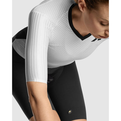Maillot ASSOS DYORA RSV S11 Mangas Curtas Mulher Branco