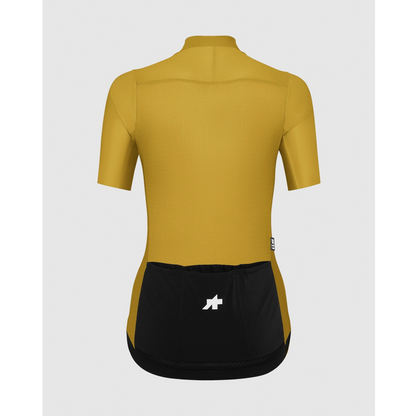 Maillot ASSOS UMA GT S11 EVO Mangas Curtas Mulher Godlen Yellow