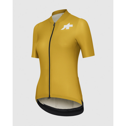 Maillot ASSOS UMA GT S11 EVO Mangas Curtas Mulher Godlen Yellow