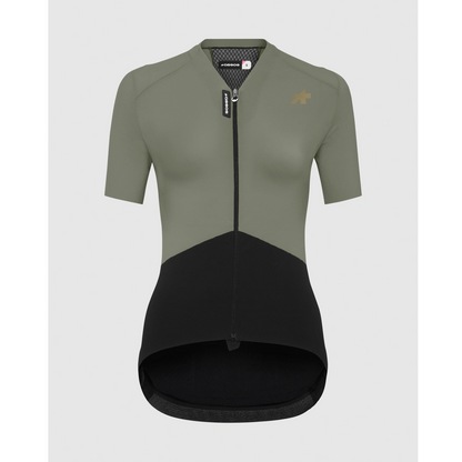 Maillot ASSOS UMA GTV S11 Mangas Curtas Mulher Verde