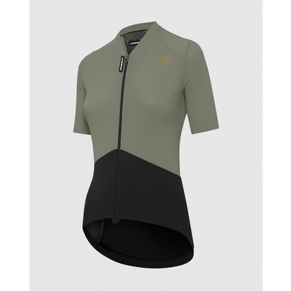 Maillot ASSOS UMA GTV S11 Mangas Curtas Mulher Verde
