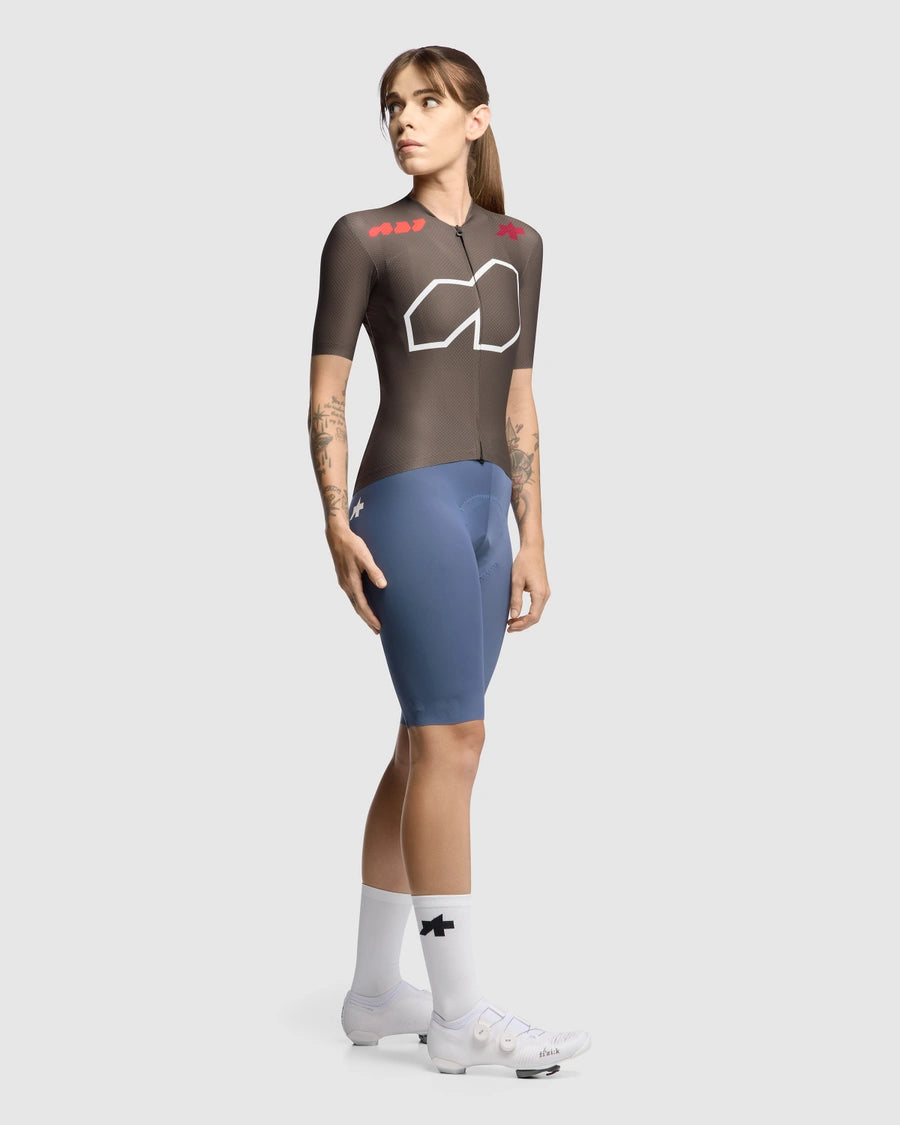 ASSOS DYORA R S11 We are the A Camisola de manga comprida castanha para mulher