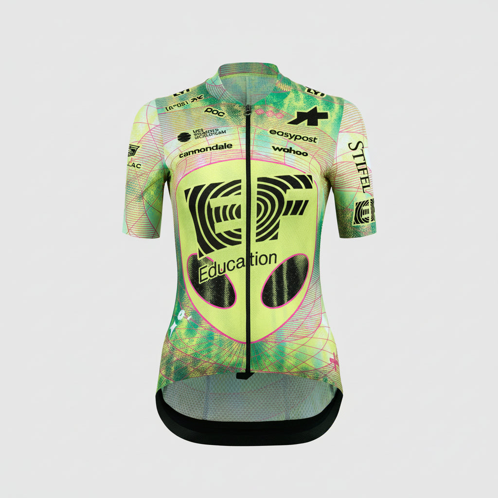 ASSOS UMA GT EDUCATION FIRST GIRO Jersey Manga curta Preto/Amarelo