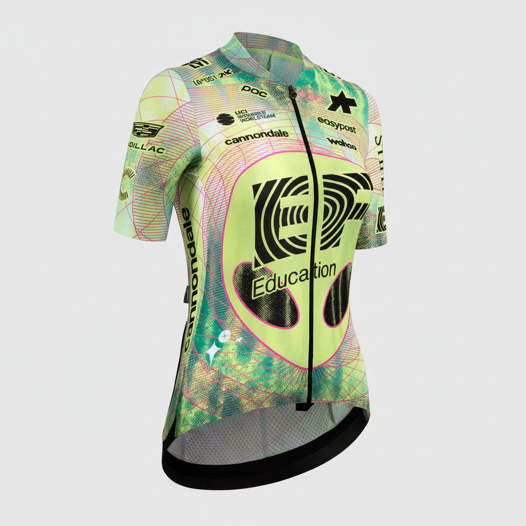 ASSOS UMA GT EDUCATION FIRST GIRO Jersey Manga curta Preto/Amarelo