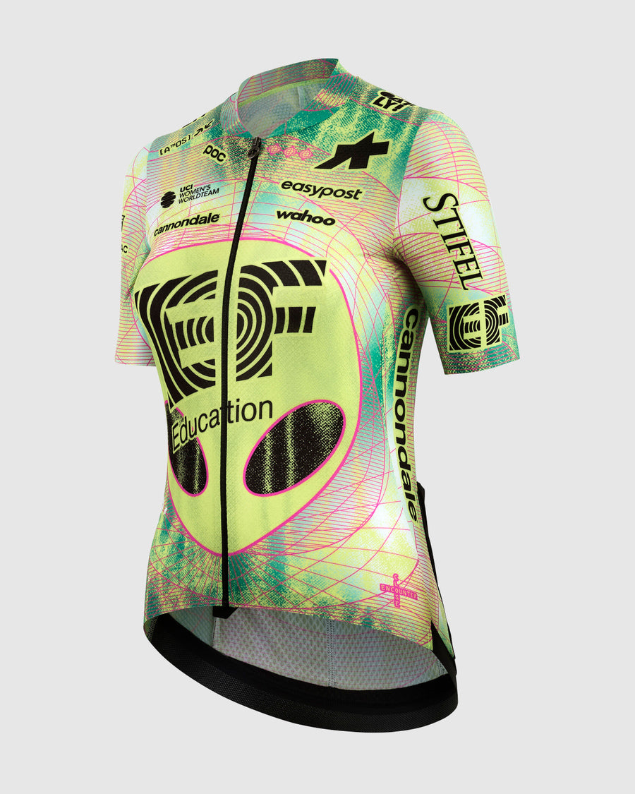 ASSOS UMA GT EDUCATION FIRST GIRO Jersey Manga curta Preto/Amarelo