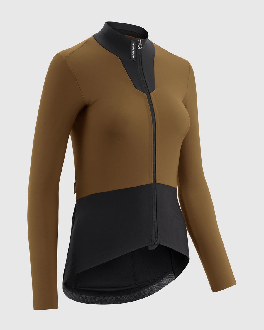 Maillot ASSOS DYORA R SPRING FALL S11 Mangas Longas Mulher Jupiter Gold