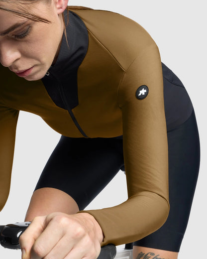 Maillot ASSOS DYORA R SPRING FALL S11 Mangas Longas Mulher Jupiter Gold