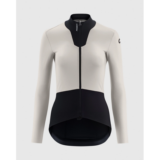 Maillot ASSOS DYORA R SPRING FALL S11 Mangas Longas Mulher Branco