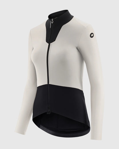 Maillot ASSOS DYORA R SPRING FALL S11 Mangas Longas Mulher Branco