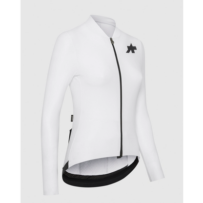 Maillot ASSOS UMA GT S11 EVO Mangas Longas Mulher Branco