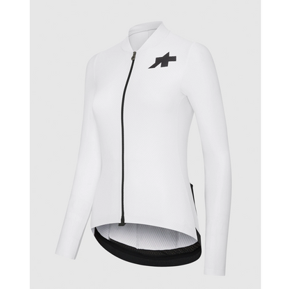 Maillot ASSOS UMA GT S11 EVO Mangas Longas Mulher Branco