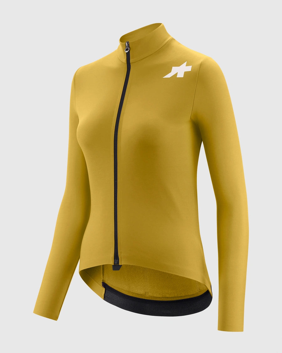 Camisola ASSOS MILLE GT SPRING FALL S11 Mangas Compridas Mulher Amarelo
