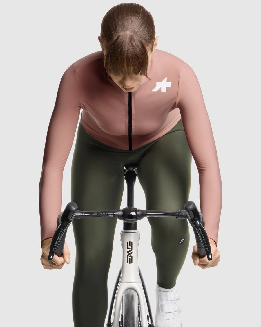 Camisola ASSOS MILLE GT SPRING FALL S11 Mangas Compridas Mulher Rosa