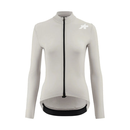 Maillot ASSOS MILLE GT SPRING FALL S11 Mangas Longas Mulher Branco