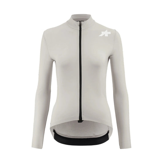 Maillot ASSOS MILLE GT SPRING FALL S11 Mangas Longas Mulher Branco