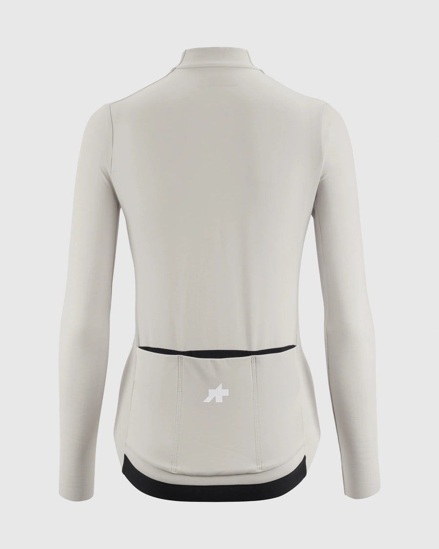 Maillot ASSOS MILLE GT SPRING FALL S11 Mangas Longas Mulher Branco