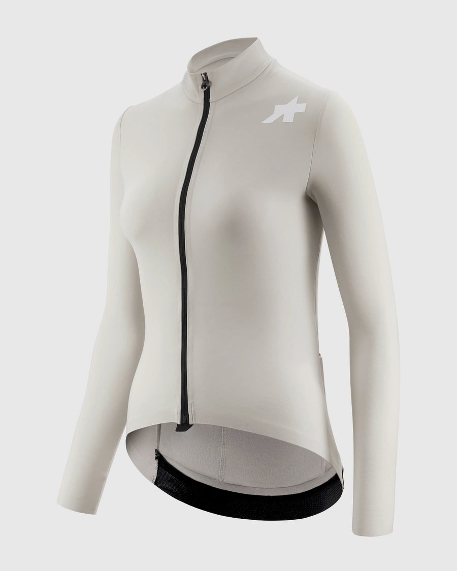 Maillot ASSOS MILLE GT SPRING FALL S11 Mangas Longas Mulher Branco