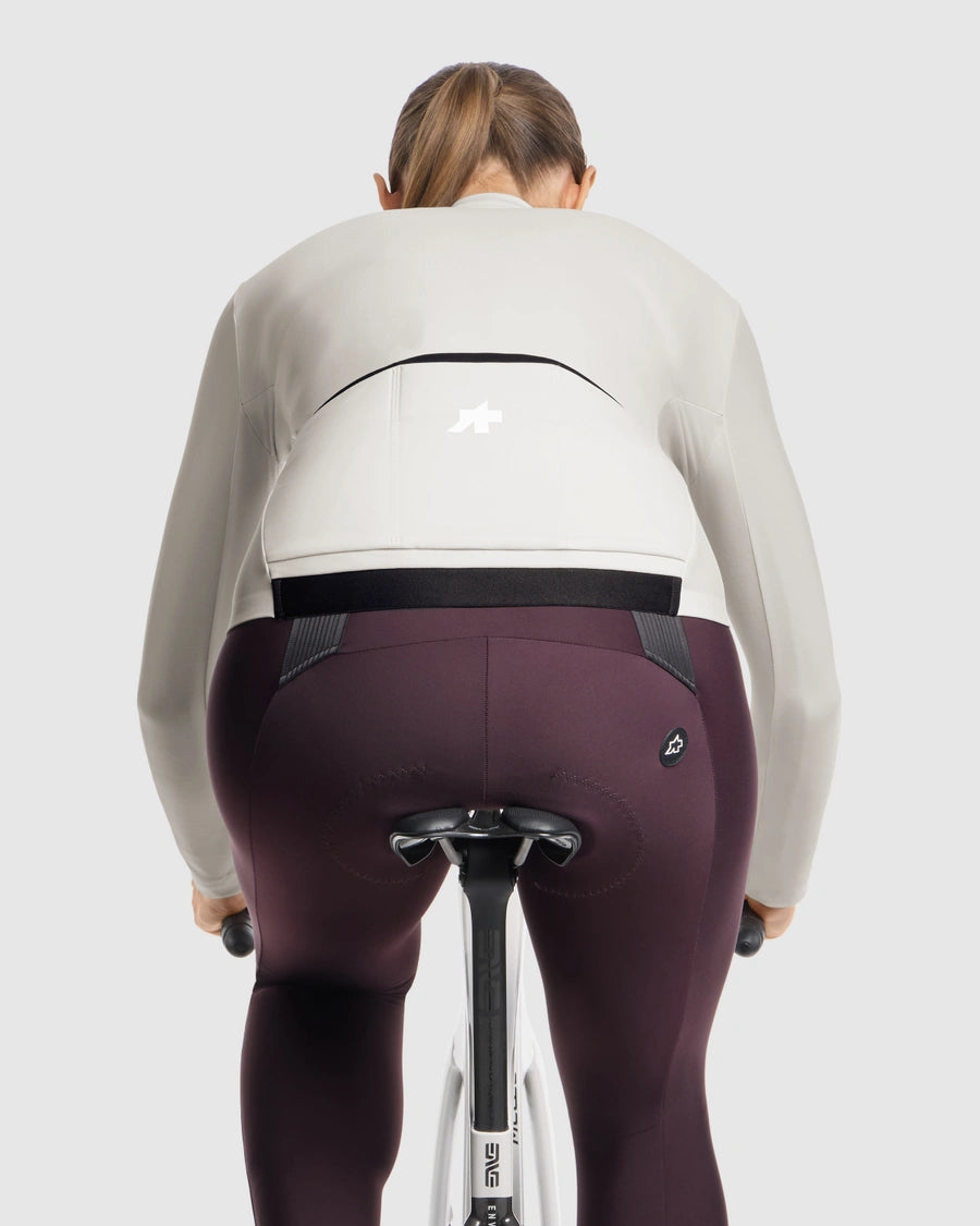 Maillot ASSOS MILLE GT SPRING FALL S11 Mangas Longas Mulher Branco