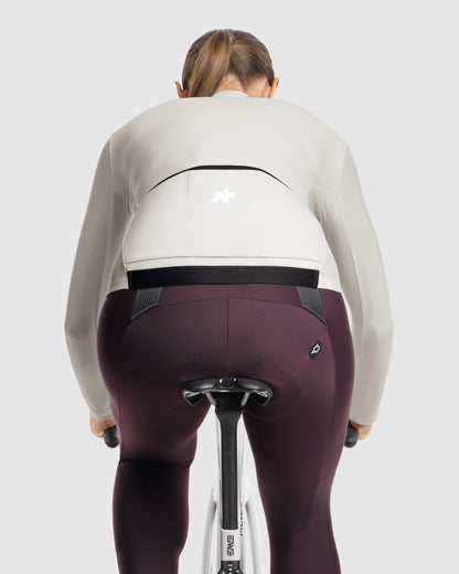 Maillot ASSOS MILLE GT SPRING FALL S11 Mangas Longas Mulher Branco