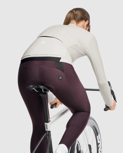 Maillot ASSOS MILLE GT SPRING FALL S11 Mangas Longas Mulher Branco
