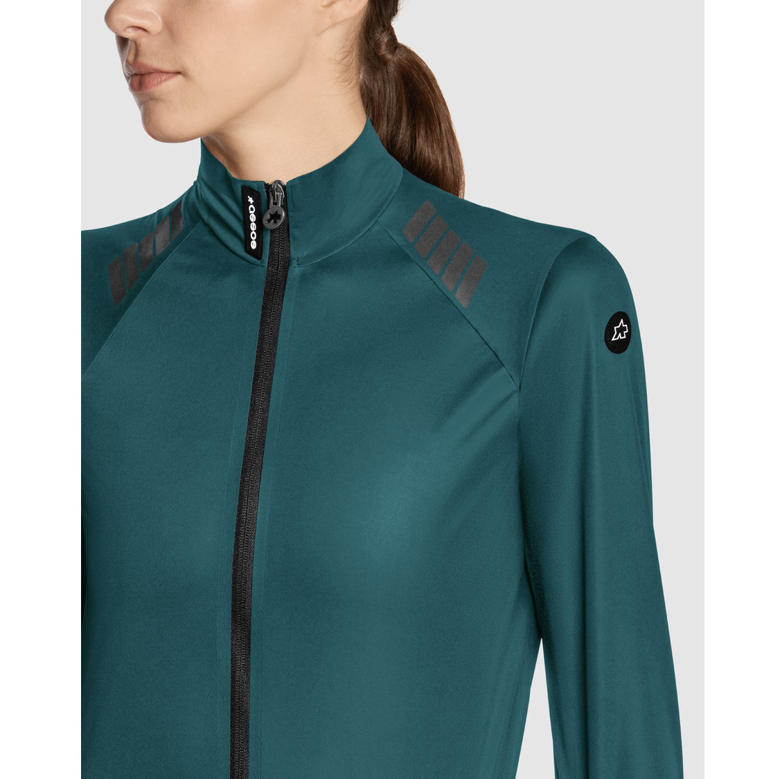 Casaco ASSOS UMA GT S11 Foundation Green para mulher