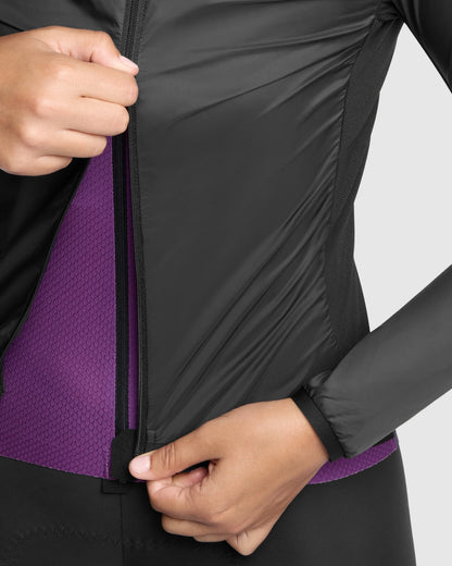 Jaqueta ASSOS UMA GT WIND S11 Feminina Preta