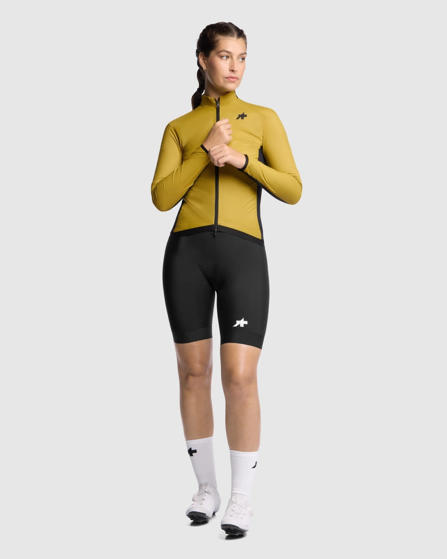 Casaco ASSOS UMA GT WIND S11 para mulher Amarelo dourado