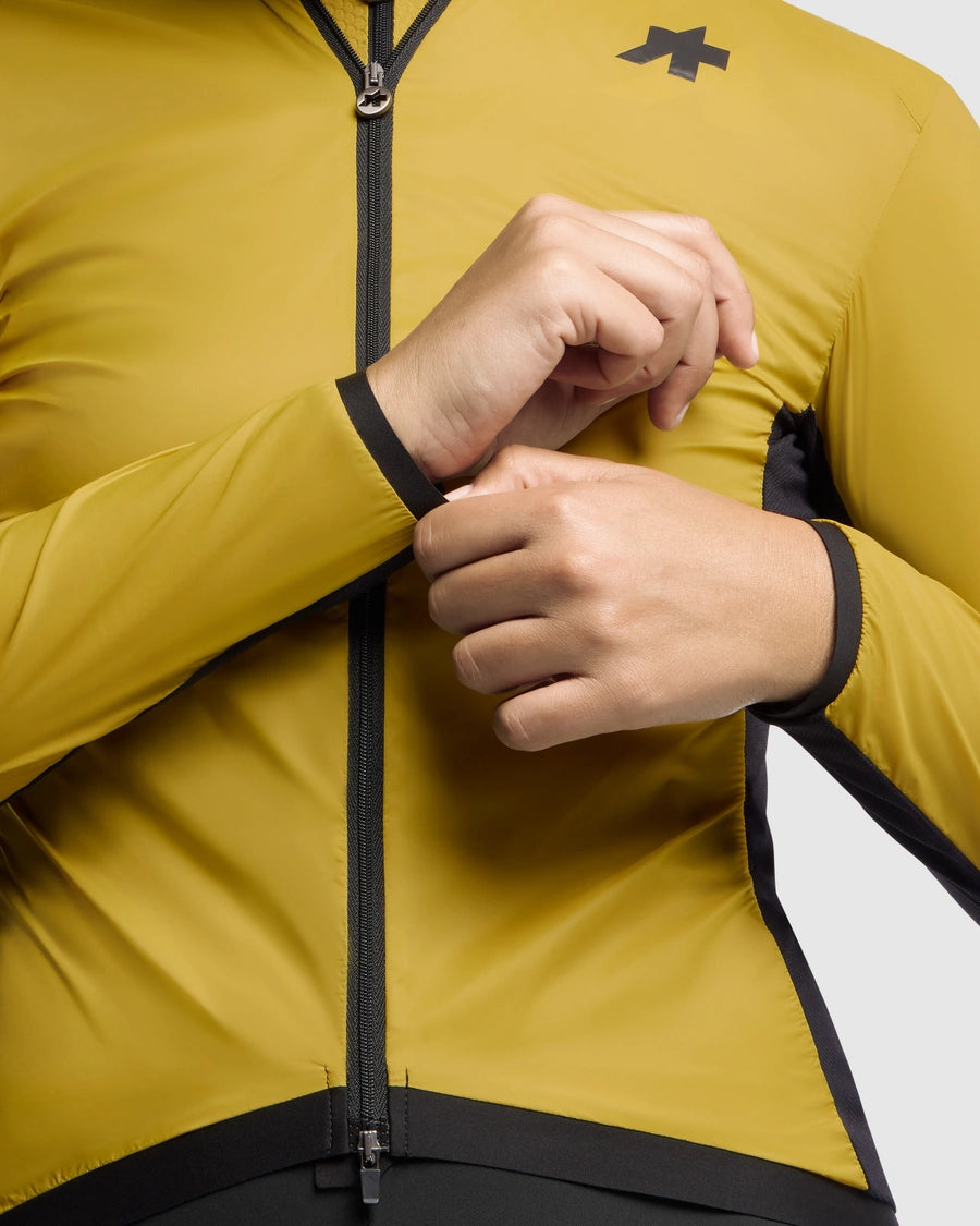 Casaco ASSOS UMA GT WIND S11 para mulher Amarelo dourado