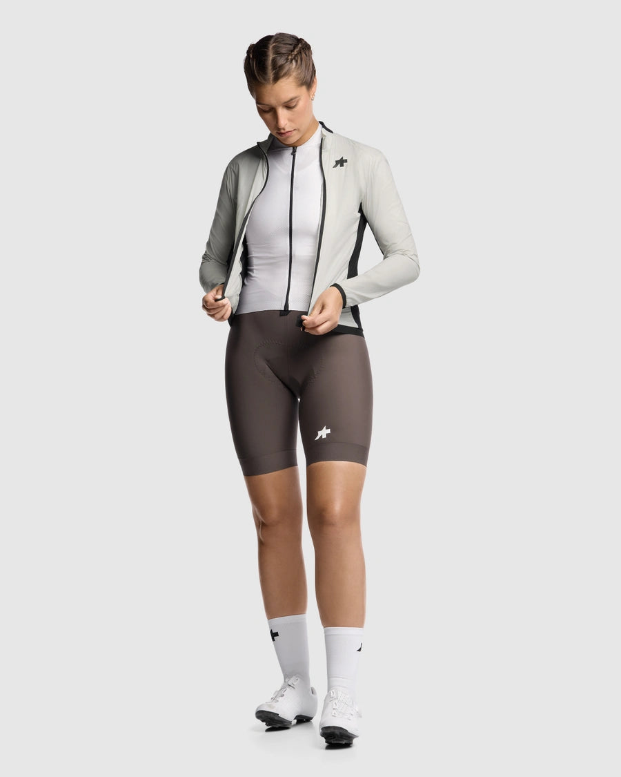 Casaco ASSOS UMA GT WIND S11 para mulher Leite de amêndoa