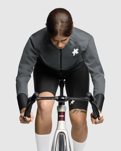 Casaco ASSOS EQUIPE R RAIN S11 Mulher Cinzento