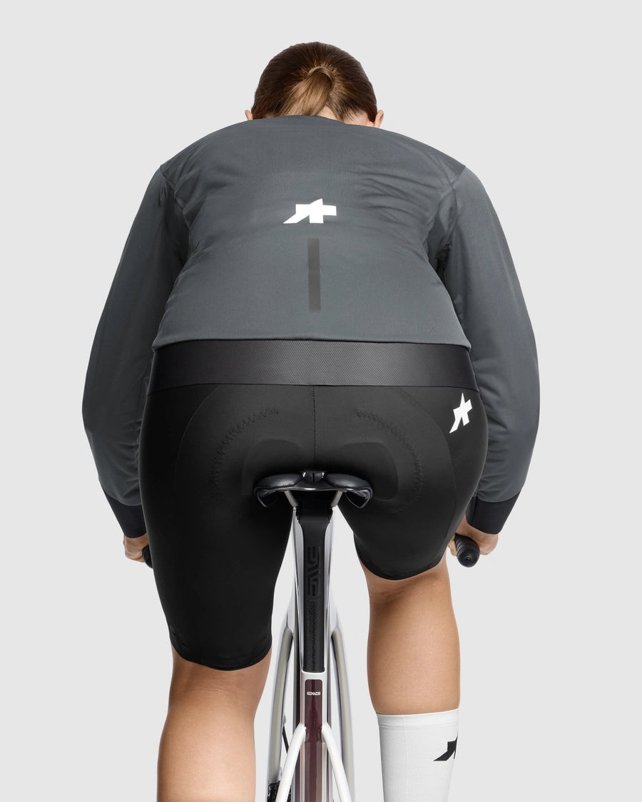 Casaco ASSOS EQUIPE R RAIN S11 Mulher Cinzento