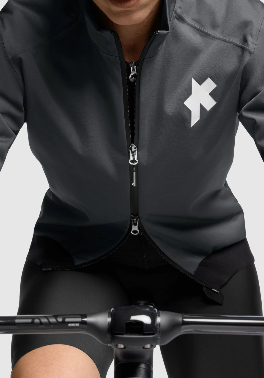 Casaco ASSOS EQUIPE R RAIN S11 Mulher Cinzento