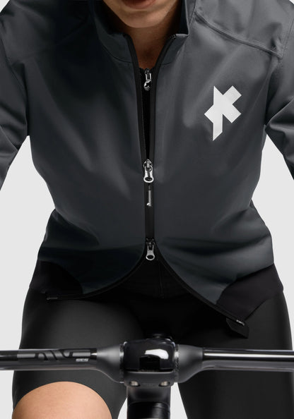 Casaco ASSOS EQUIPE R RAIN S11 Mulher Cinzento
