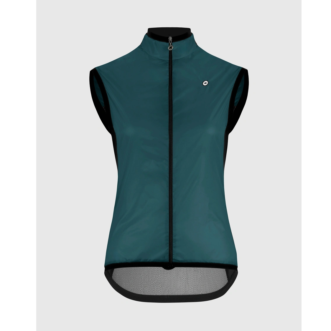 Casaco sem mangas ASSOS UMA GT Wind C2 para mulher Foundation Green