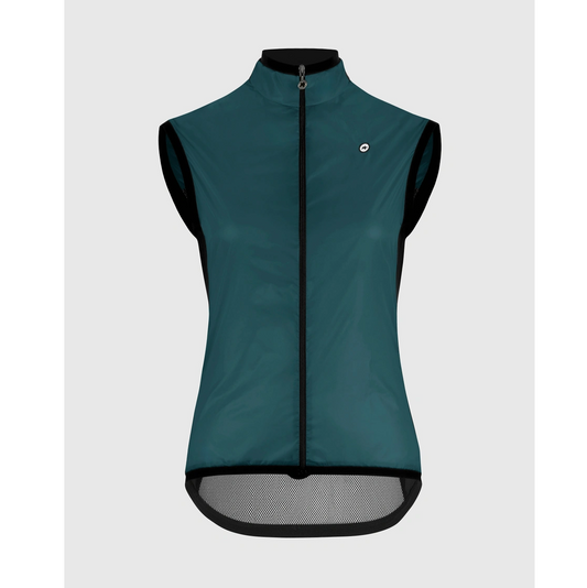 Casaco sem mangas ASSOS UMA GT Wind C2 para mulher Foundation Green